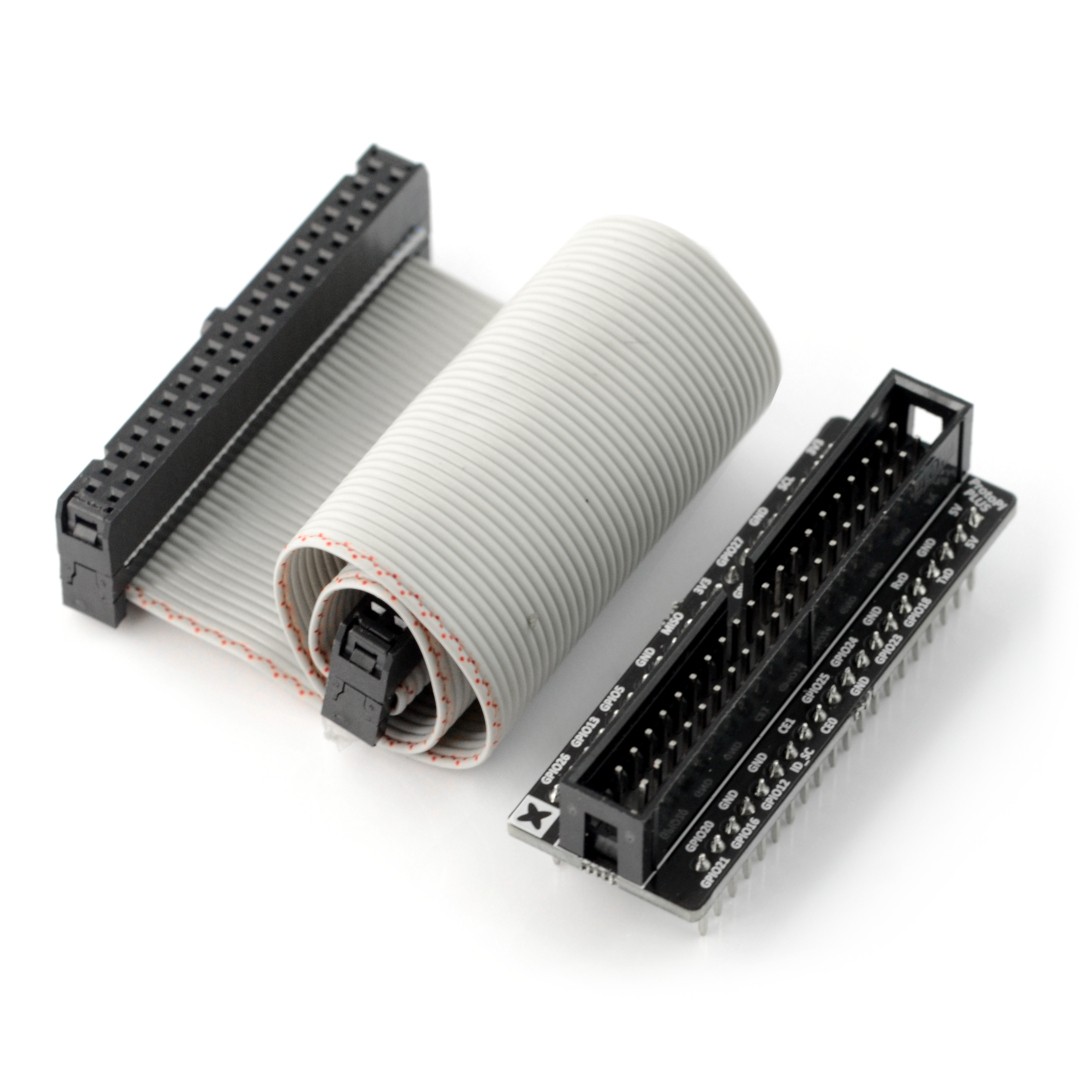Moduł ProtoPi Plus - rozszerzenie Raspberry Pi 4/3/2/B+ do płytki stykowej + taśma